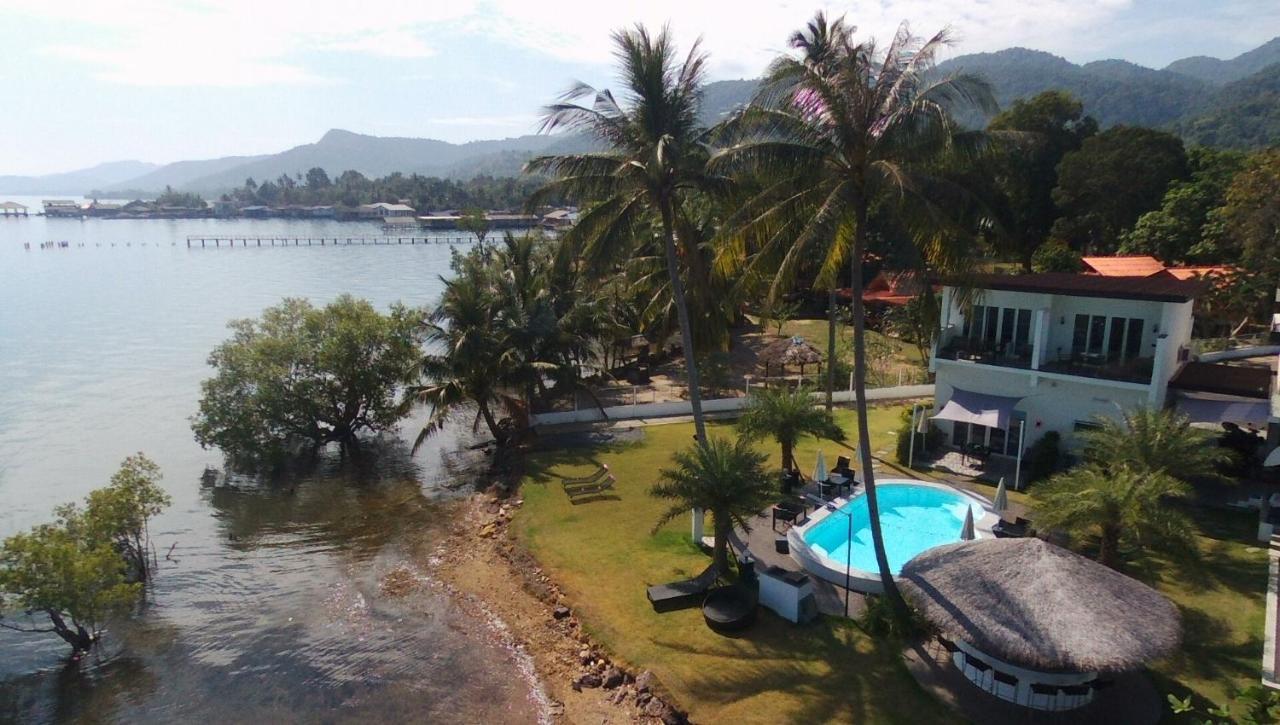 Ganze Villa Beachfront-Pool-Villa-Apartment Ко-Чанг Екстер'єр фото